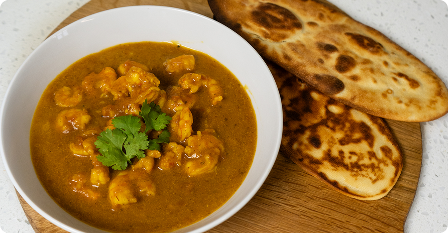 Creamy Prawn in Habanero Honey Hickory Signature BBQ Sauce